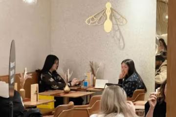 李湘王詩齡國外被偶遇，失去美顏身材被打回原形，眼神犀利太嚇
