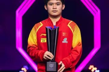 天選之子!19歲林詩棟豪奪5冠,福岡總決賽奪冠超王楚欽登頂世界第1