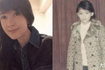 57歲周慧敏生日曬「童年照」！五官太精緻，全網驚艷：從小美到大
