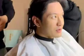 被葉柯榨乾?46歲黃曉明大方展示剪髮過程,發量濃密力破戴假髮傳聞