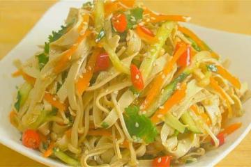 超好吃的涼拌四絲做法,清爽爽口解油膩,開胃又下飯,拿肉也不換