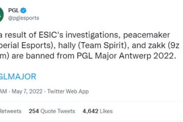 PGL確認peacemaker等三位教練無緣Major