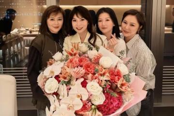 62歲關之琳為閨蜜慶生,一場百億名媛的聚會,每一個都是美人