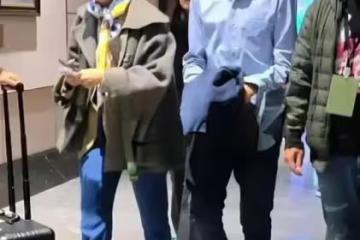 最帥星二代!劉燁妻子看電影,14歲諾一身高180,越長越像爸爸劉燁