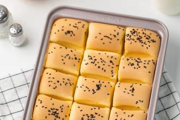 糯米戚風小蛋糕~香香軟軟糯糯的小蛋糕~