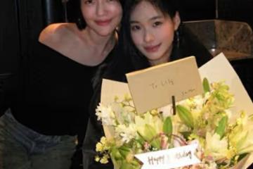 小S準時慶生二女兒Lily! 「母女同框露香肩」鎖骨全看光
