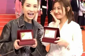 TVB花旦陳自瑤獲頒20年服務獎，自爆曾經想過離巢，尷尬回應王浩信去向