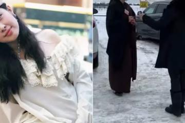 56歲王祖賢近照曝光！現身「寺廟拜佛」被拍　「穿僧衣」也藏不住顏值氣質：皮膚超好