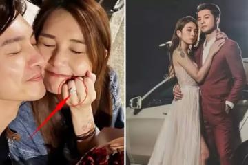 恭喜!44歲TVB知名男星求婚成功,圈外未婚妻曬大鉆戒羨煞旁人