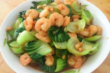 蝦仁炒油菜