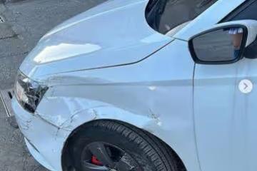 大牙「車停巷口等右轉」被撞!兇手是水泥預拌車 現場慘況照曝光