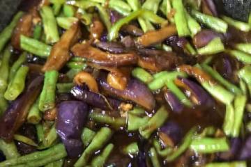 超級下飯的豆角燒茄子