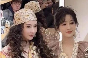 44歲張柏芝和32歲楊紫同框,頂級骨相和皮相美的區別出來了