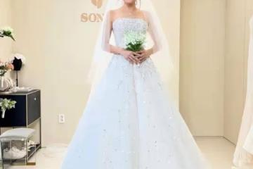 唐詩詠突曬婚紗照,笑容甜美,新造型撞臉韓星,網友:韓劇大反派