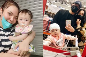自爆老公家暴　小甜甜抱2個月大女兒離家出走