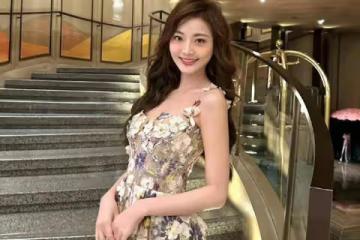 TVB港姐亞軍內地商演,天氣冷露大長腿,網友心疼,離巢後成網紅