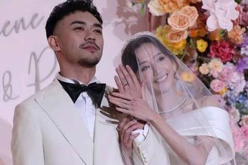 恭喜!TVB「體操女王」在星級酒店結婚,與圈外老公當場接吻