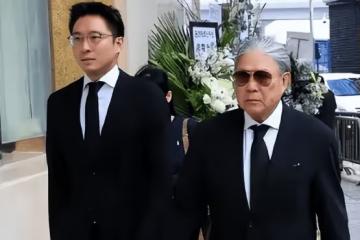 梁安琪出席葬禮保鏢不離身，憑啥霍震霆敢直接帶霍啟山出席？