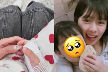 簡廷芮兒「發燒住院15天變小腦炎」 冒2反應她喊:太心疼