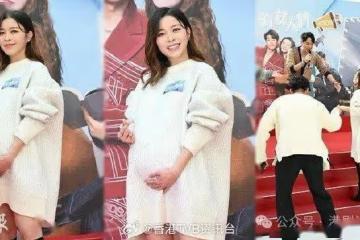 TVB女星臨盆在即重了30磅！蕭正楠稱孕妻翠如佗得穩定