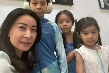 郭晶晶生了個寂寞!兒子像霍英東,二女兒像朱玲玲,小女兒像爸爸