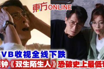TVB收視全線下跌 馬德鍾《雙生陌生人》恐破史上最低記錄