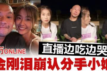 金剛小嫻官宣分手! 直播淚揭情變原因
