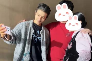 黃曉明與陳凱歌一家聚餐，56歲陳紅風韻猶存狀態佳