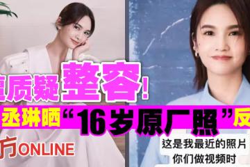 遭質疑整容!楊丞琳曬「16歲原廠照」反擊酸民