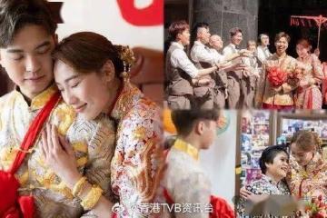 TVB女主持大婚!行禮時感動落淚,跟老公親嘴放閃