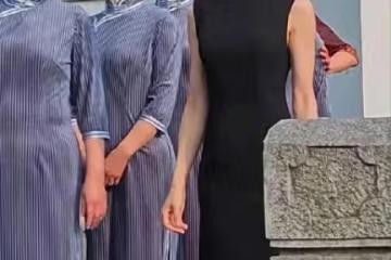 本來覺得李若彤好漂亮，結果碰到了大媽們，才發現李若彤居然沒贏 ​​​