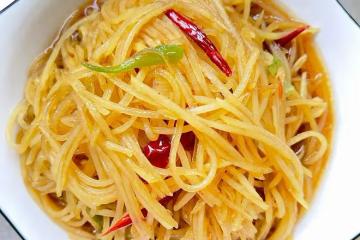 酸辣土豆絲的家常做法 超級下飯