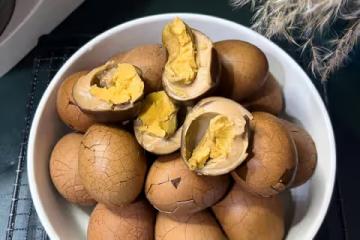 綿軟沙糯入口即化的五香沙黃滷雞蛋一招解鎖！