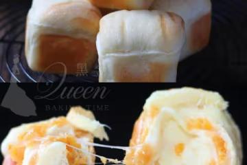 軟糯拉絲‼️香甜可口❗️蛋黃麻薯雪芙小吐司