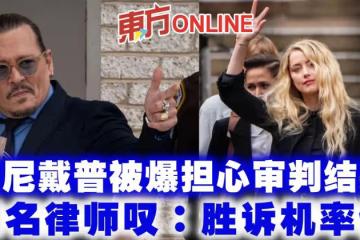 強尼戴普被爆擔心審判結果 知名律師嘆:勝訴機率低
