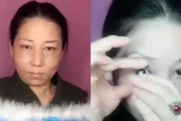 大媽要模仿香妃被人嘲笑,化妝後美翻了,網友:失傳已久的易容術!