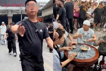 劉耕宏被曝拍攝強制清場！民眾排隊、吃面全被趕走    他直接報警