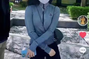 女神趙奕歡惹爭議!排隊做核酸時扭腰撩發熱舞,穿辱華品牌笑開懷