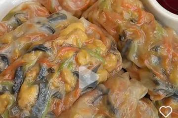 三鮮蔬菜蒸包