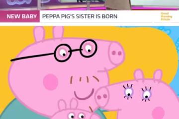 Peppa Pig 再當姐姐！豬媽媽平安誕下第三胎     一家五口合照曝光