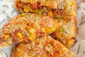 芝士牛肉餅