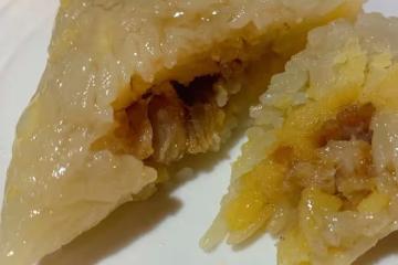 綠豆豬肉粽子