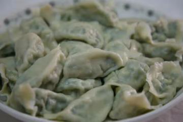 韭菜雞蛋蝦仁三鮮餃子