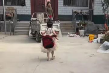 女子嫁得近，一天回去三四次，母親每天嘴上攆女兒，一天不回就想