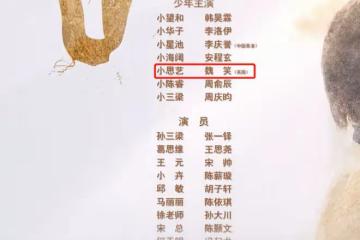 北上馬思藝小時候是誰扮演的，魏笑也是笑了