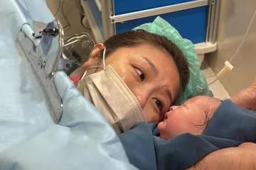 《黑澀會》米奇懷胎40周催生產下混血娃！淚眼吃全餐「一切都值得了」
