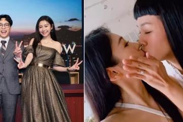 Albee與賀瓏緋聞延燒閉口不談　轉頭玩女女親吻對象是她
