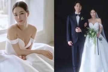 「惡女專業戶」朴荷娜露酥胸出嫁！今與大1歲籃球教練完婚