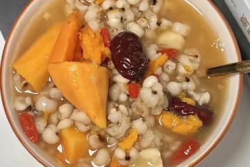 紅薯薏米蓮子湯！
