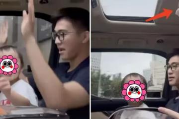 奚夢瑤首次曝光兒子正臉，何廣燊長相清秀跟媽媽如粘貼複製，娃娃音奶萌可愛